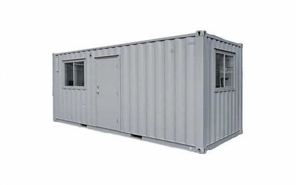 shipping container offices can be easily modified to include electricity, plumbing, and other amenities for a comfortable work environment